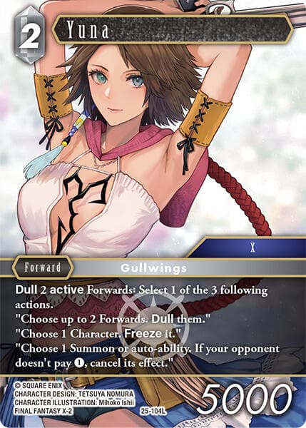 Yuna (25-104L) — Tears of the Planet card
