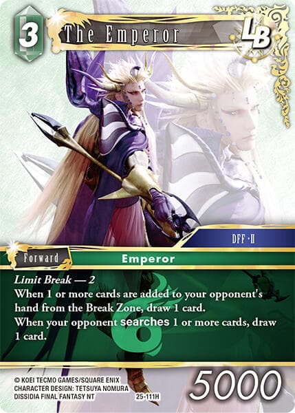 The Emperor LB — Tears of the Planet card