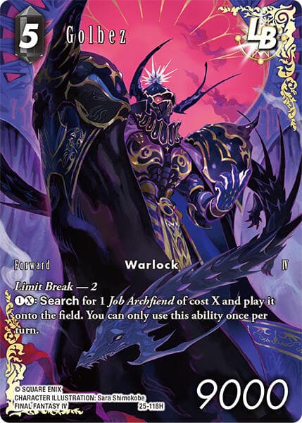 Golbez (Full Art) — Tears of the Planet card