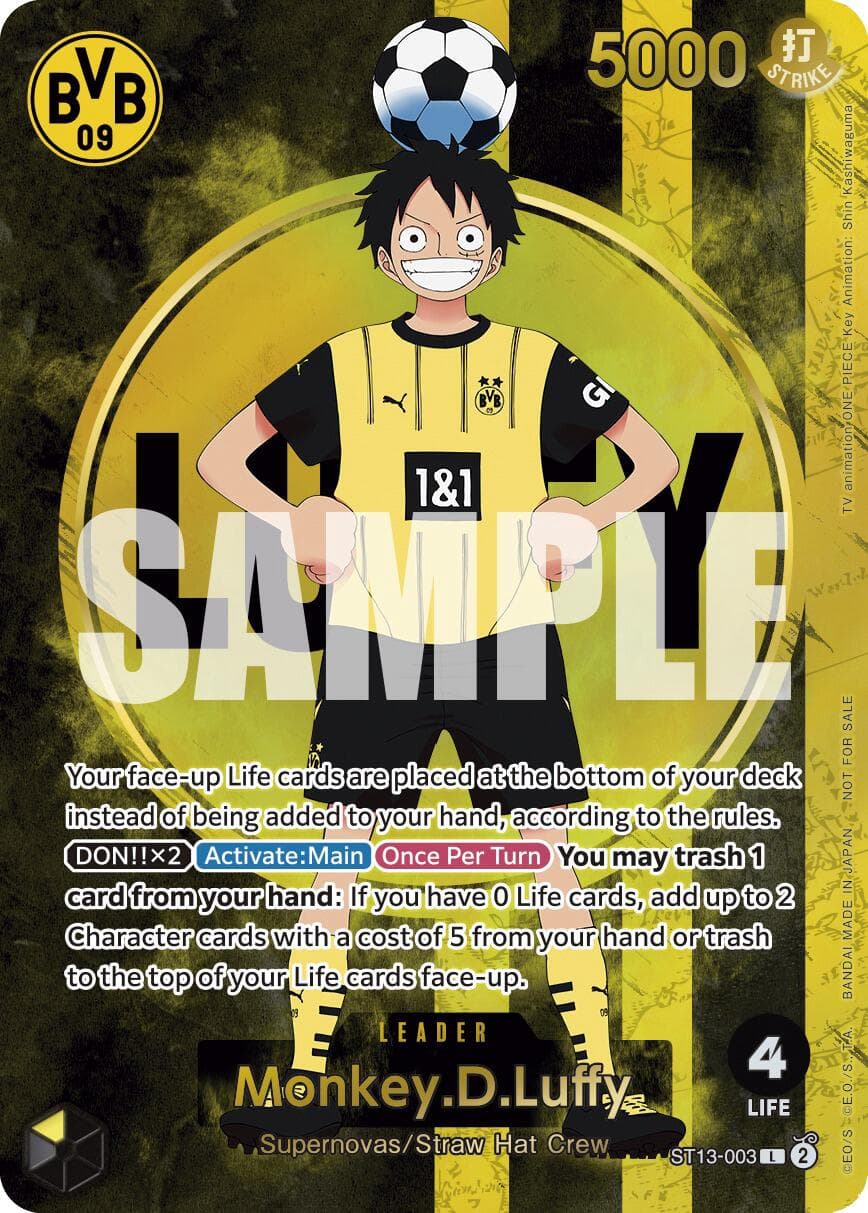 Monkey.D.Luffy (BVB x One Piece Campaign) — One Piece Promotion Cards card