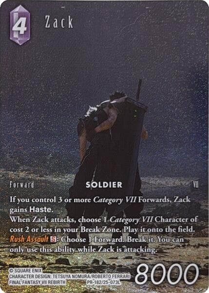 Zack (Full Art) — Tears of the Planet card