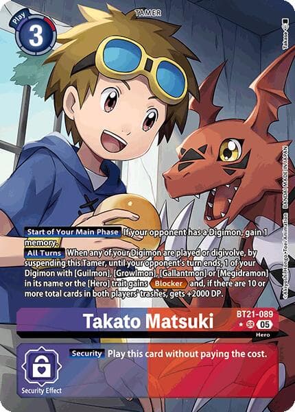 Takato Matsuki (Alternate Art) — World Convergence card