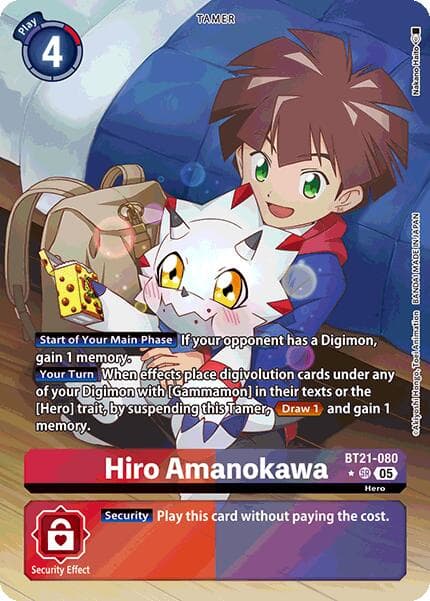 Hiro Amanokawa (Alternate Art) — World Convergence card