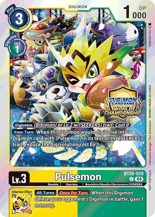 Pulsemon (Regionals 25-26 Champion Card Set Season 1) — Release Special Booster 2.5 card