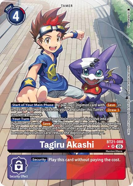 Tagiru Akashi (Alternate Art) — World Convergence card