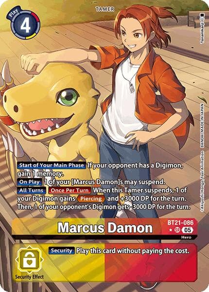 Marcus Damon (Alternate Art) — World Convergence card