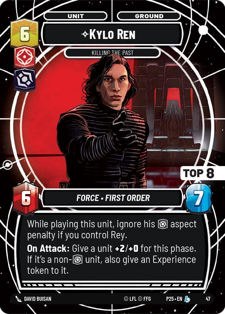 Kylo Ren - Killing the Past (Top 8) — Organized Play Promos card