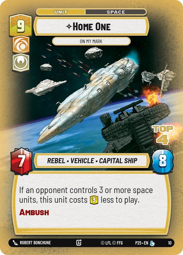 Home One - On My Mark (Top 4) — Organized Play Promos card