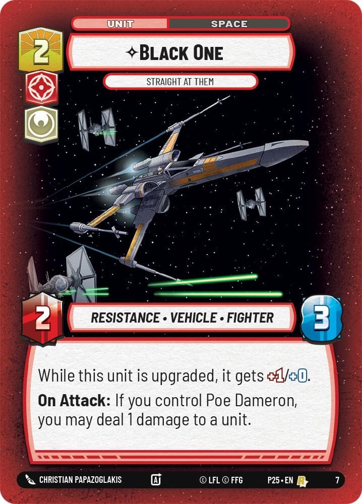 Black One - Straight At Them — Organized Play Promos card