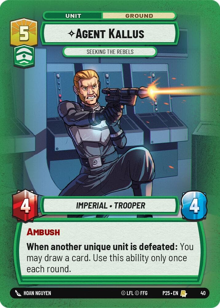Agent Kallus - Seeking the Rebels — Organized Play Promos card