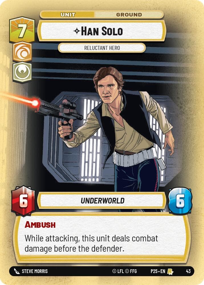 Han Solo - Reluctant Hero — Organized Play Promos card