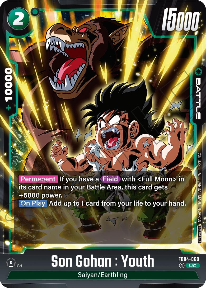 Son Gohan : Youth (Limited Pack 01) — Tournament and Championship Promos card