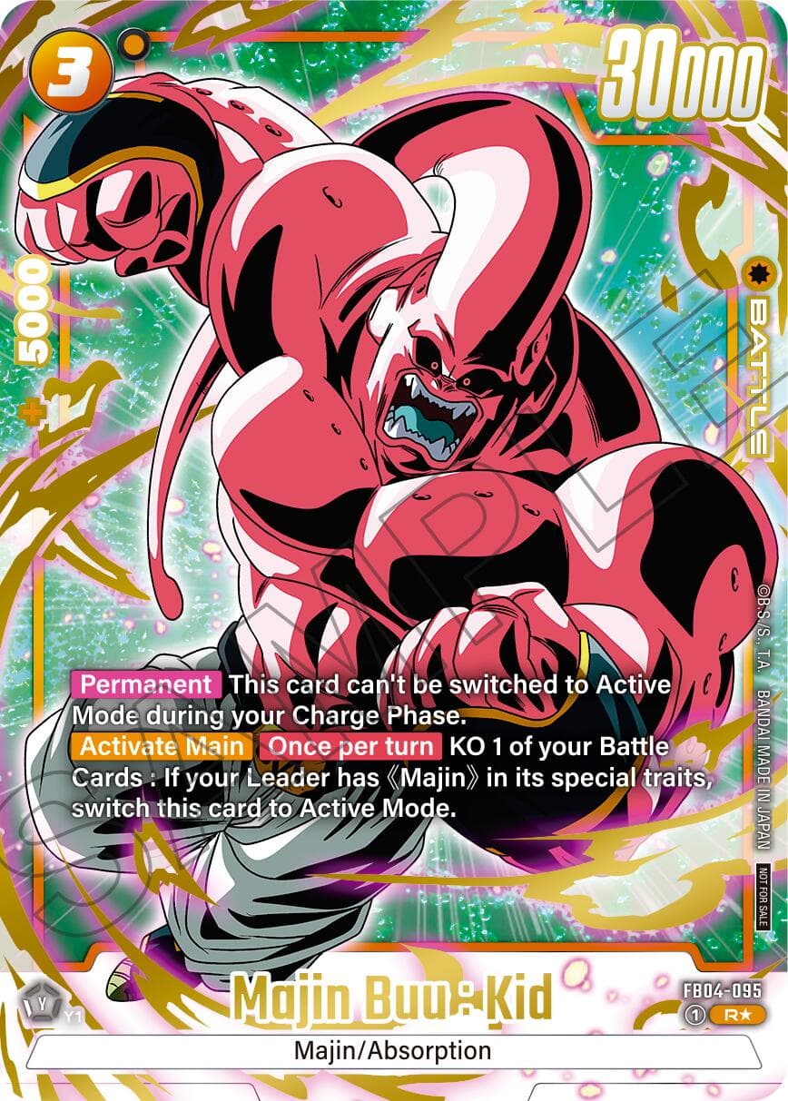 Majin Buu : Kid (Alternate Art) (Limited Pack 01) — Tournament and Championship Promos card