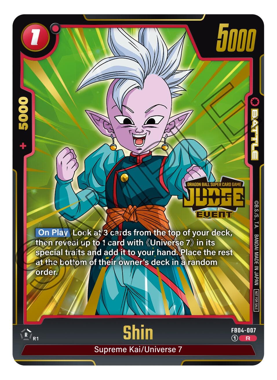 Shin (Judge Pack (Event Judge) 03) — Tournament and Championship Promos card