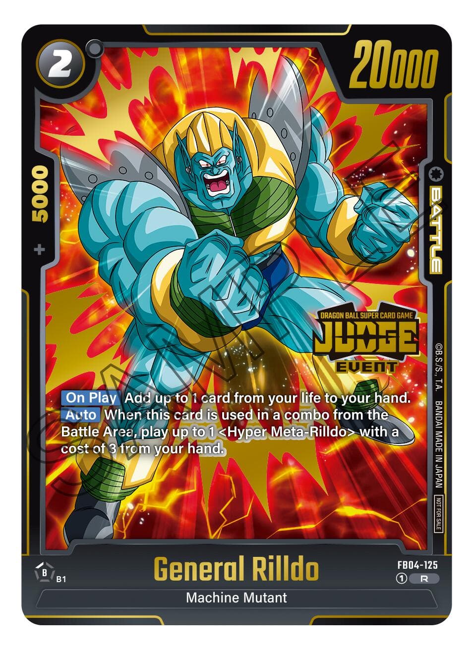 General Rilldo (Judge Pack (Event Judge) 03) — Tournament and Championship Promos card