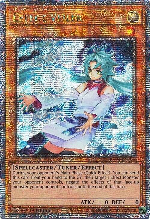 Effect Veiler (New Art) (Quarter Century Secret Rare) — Quarter Century Stampede card