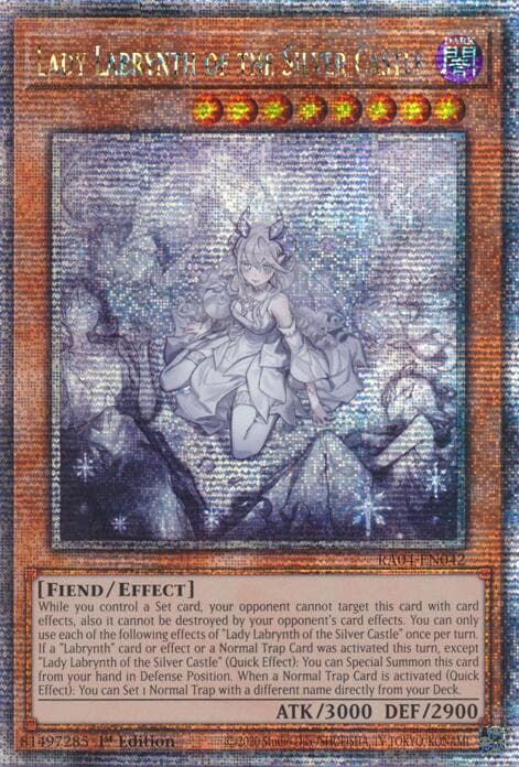 Lady Labrynth of the Silver Castle (New Art) (Quarter Century Secret Rare) — Quarter Century Stampede card