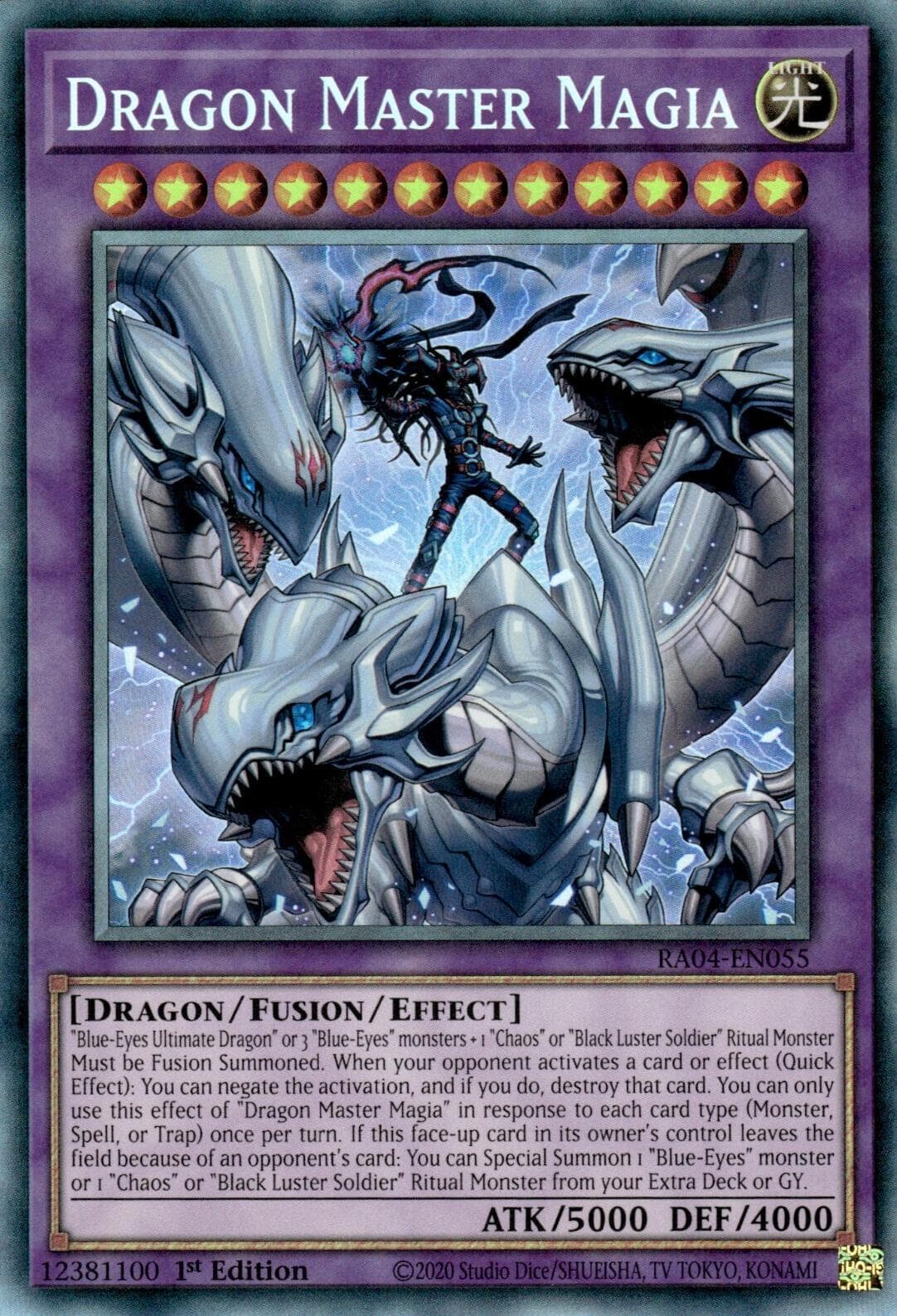 Dragon Master Magia (PCR) — Quarter Century Stampede card