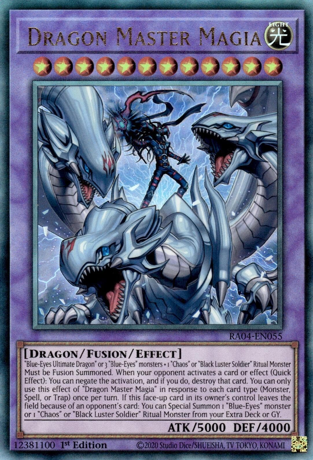 Dragon Master Magia (PUR) — Quarter Century Stampede card