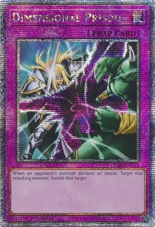 Dimensional Prison (Quarter Century Secret Rare) — Quarter Century Stampede card
