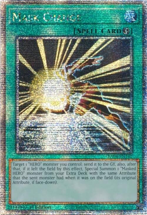 Mask Change (Quarter Century Secret Rare) — Quarter Century Stampede card