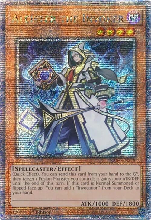 Aleister the Invoker (Quarter Century Secret Rare) — Quarter Century Stampede card