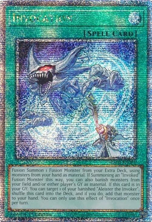 Invocation (Quarter Century Secret Rare) — Quarter Century Stampede card