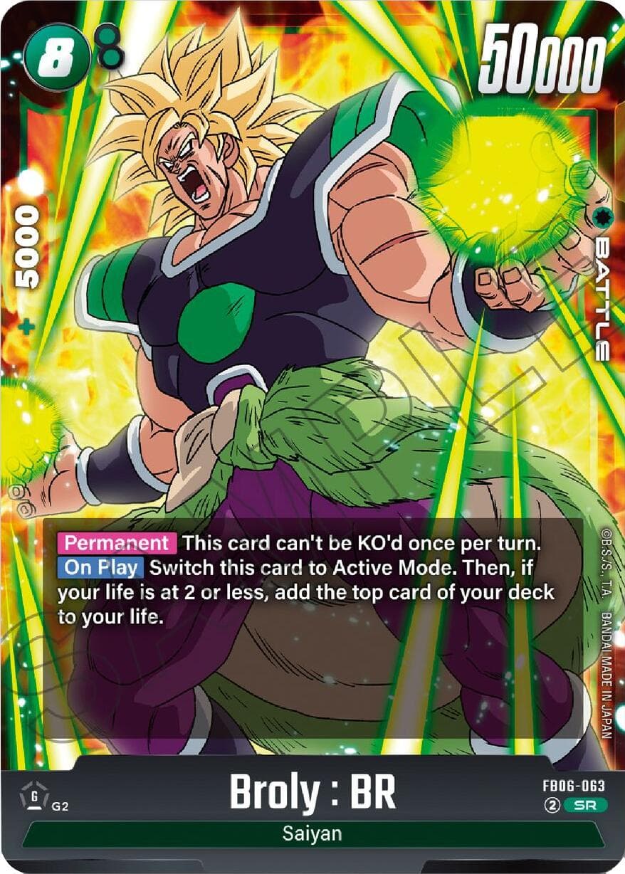 Broly : BR - FB06-063 — Rivals Clash card