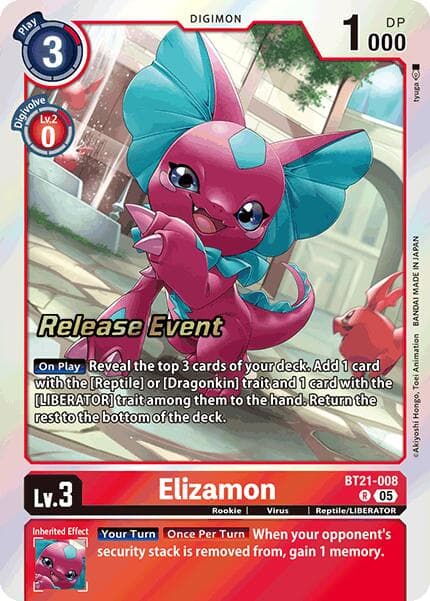 Elizamon — World Convergence Release Event Cards card