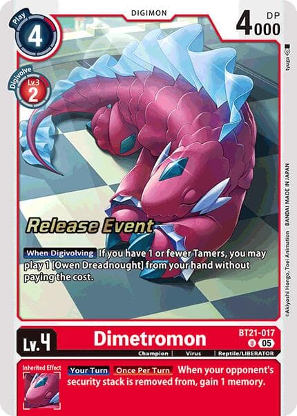 Dimetromon — World Convergence Release Event Cards card