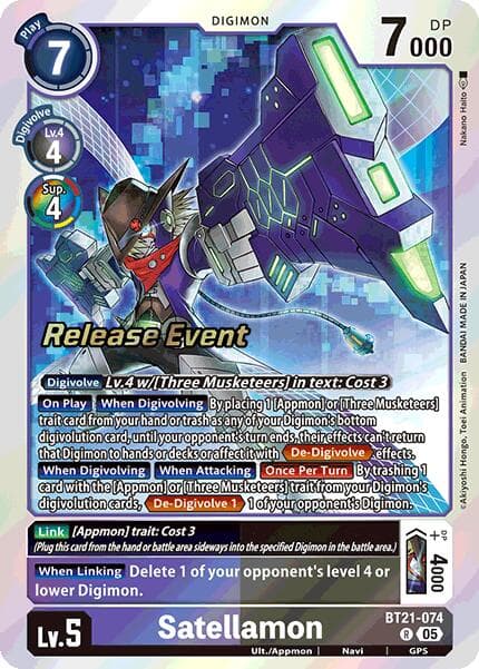 Satellamon — World Convergence Release Event Cards card