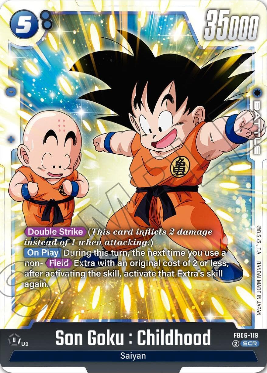 Son Goku : Childhood - FB06-119 — Rivals Clash card