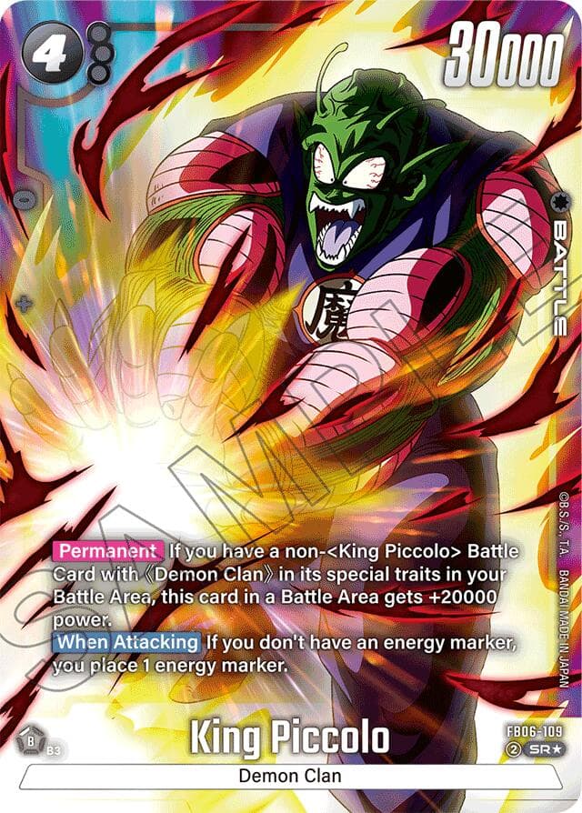 King Piccolo - FB06-109 (Alternate Art) — Rivals Clash card