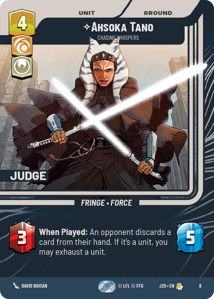 Ahsoka Tano - Chasing Whispers — Judge Promos card