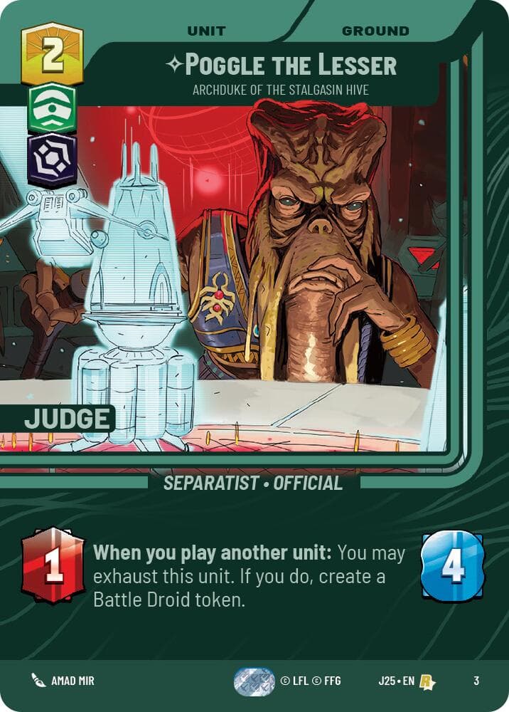 Poggle the Lesser - Archduke of the Stalgasin Hive — Judge Promos card