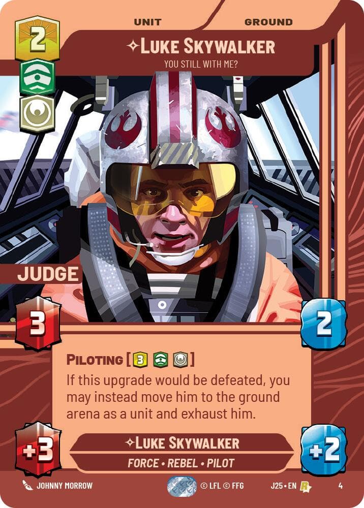 Luke Skywalker - You Still With Me? — Judge Promos card
