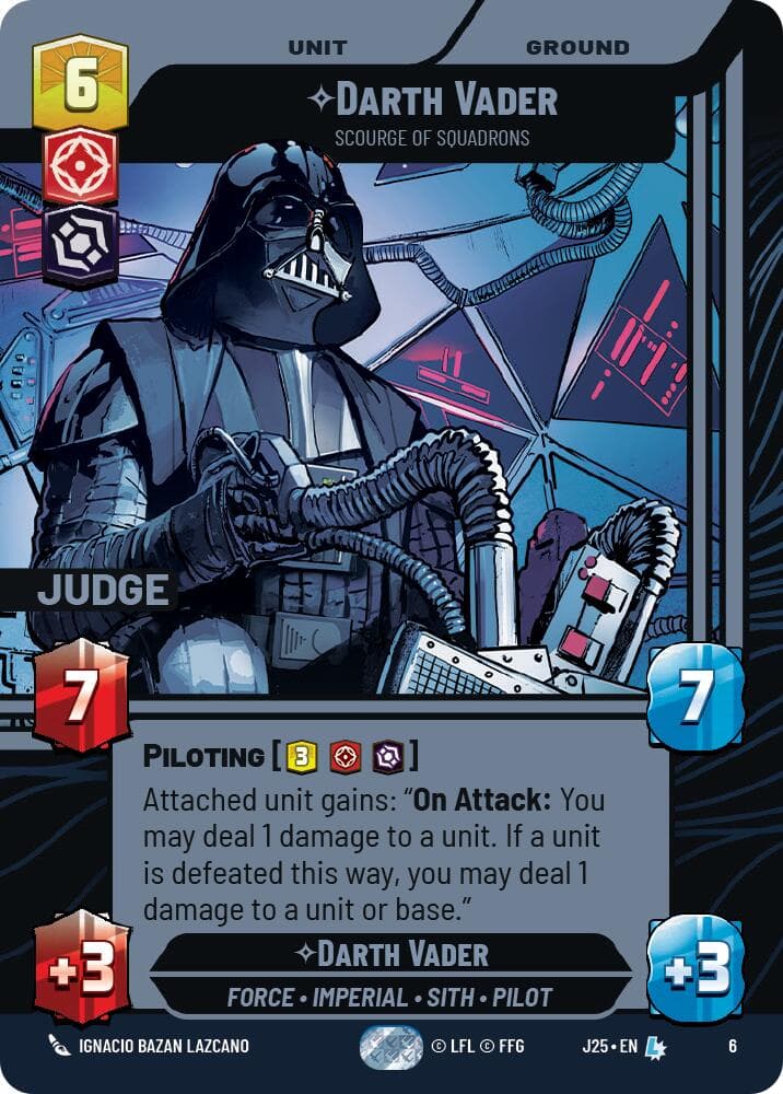 Darth Vader - Scourge of Squadrons — Judge Promos card