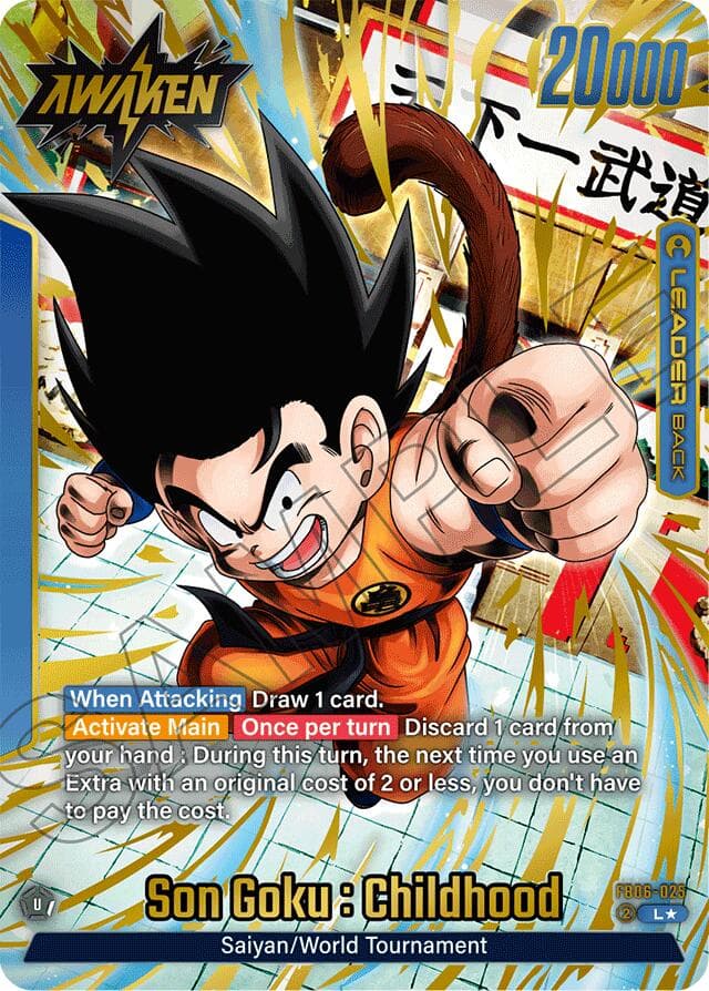 Son Goku : Childhood - FB06-025 (Alternate Art) — Rivals Clash card