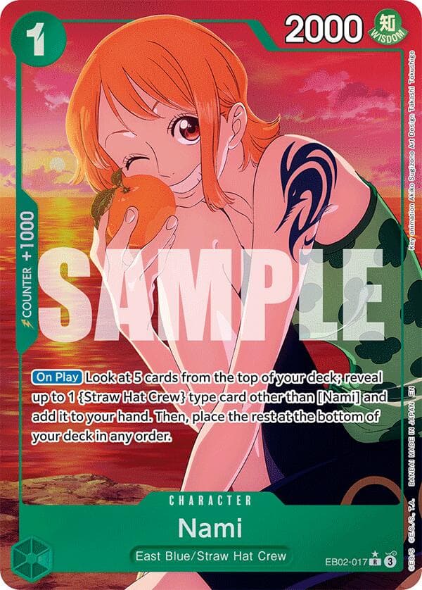 Nami (Alternate Art) — Extra Booster: Anime 25th Collection card
