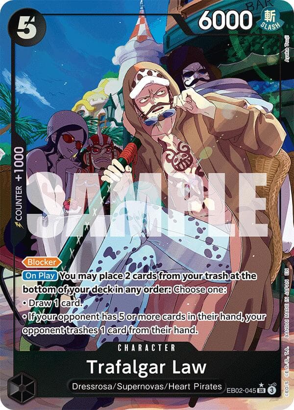 Trafalgar Law (Alternate Art) — Extra Booster: Anime 25th Collection card