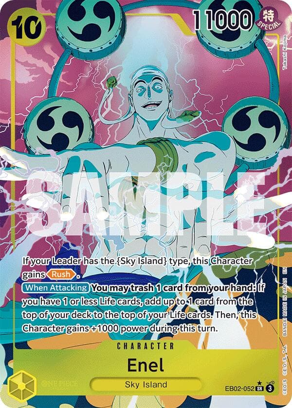 Enel (Alternate Art) — Extra Booster: Anime 25th Collection card