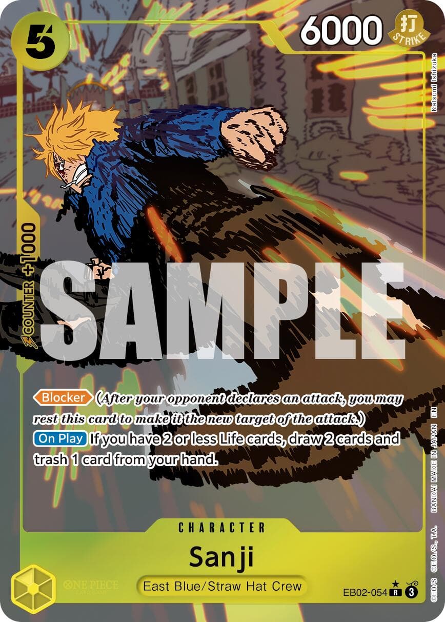 Sanji (Alternate Art) — Extra Booster: Anime 25th Collection card