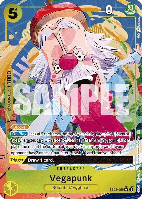 Vegapunk (Alternate Art) — Extra Booster: Anime 25th Collection card