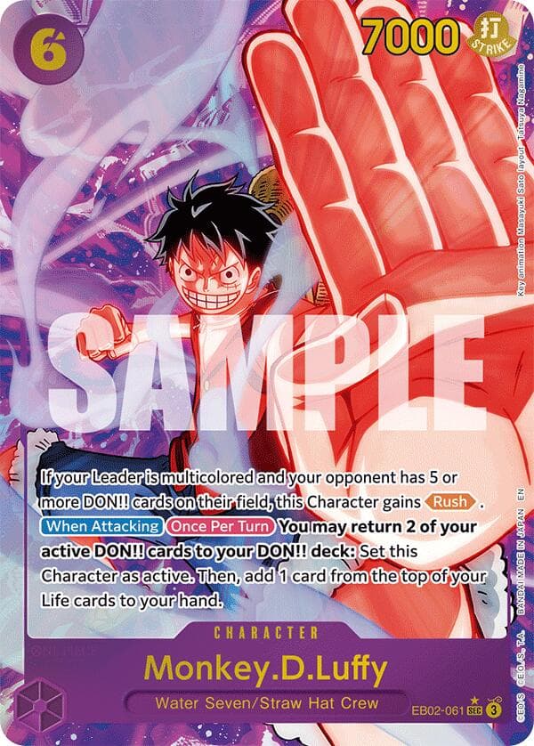 Monkey.D.Luffy (061) (Alternate Art) — Extra Booster: Anime 25th Collection card