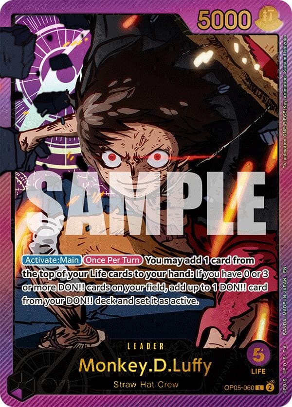 Monkey.D.Luffy (SP) — Extra Booster: Anime 25th Collection card