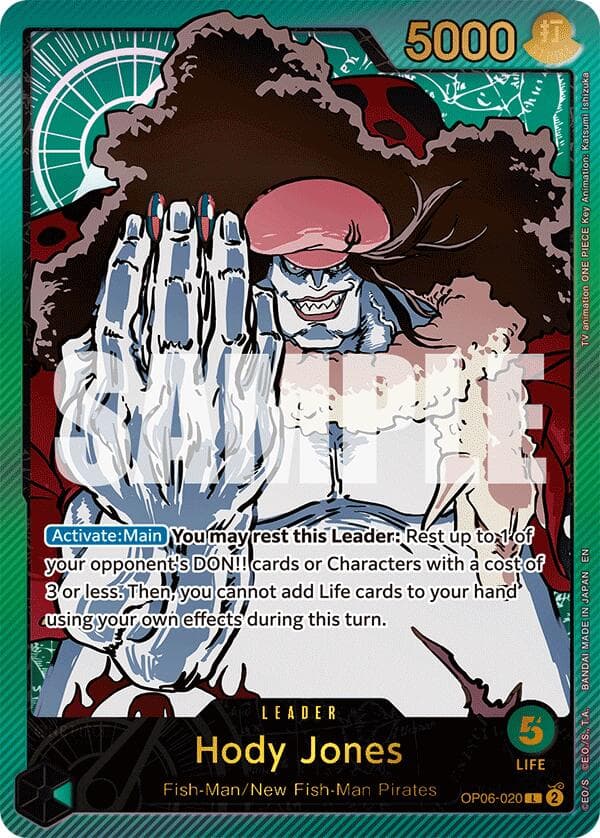 Hody Jones (SP) — Extra Booster: Anime 25th Collection card