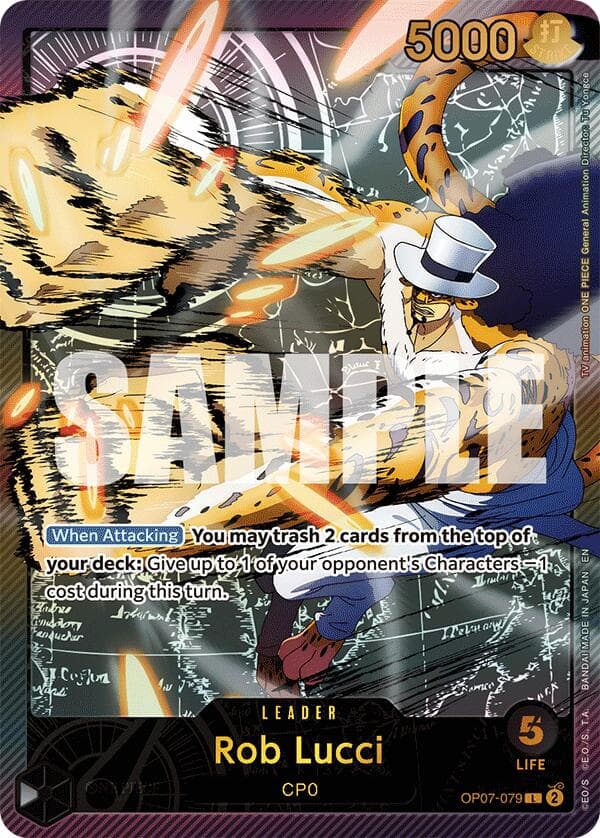 Rob Lucci (SP) — Extra Booster: Anime 25th Collection card