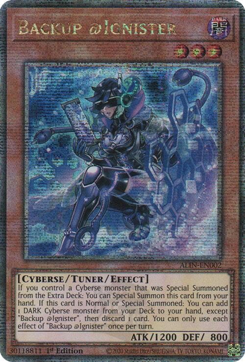 Backup @Ignister (Quarter Century Secret Rare) — Alliance Insight card