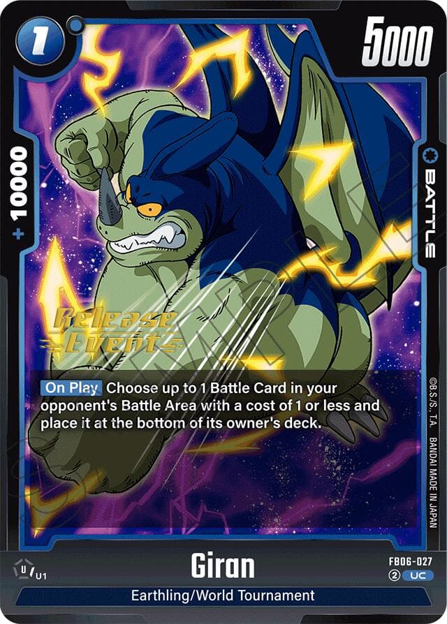 Giran — Rivals Clash Release Event Cards card