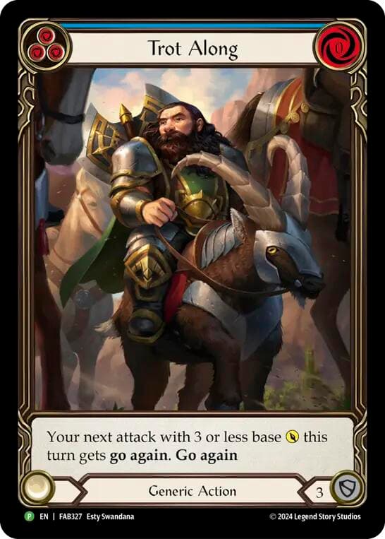 Trot Along - FAB327 — Flesh and Blood: Promo Cards card